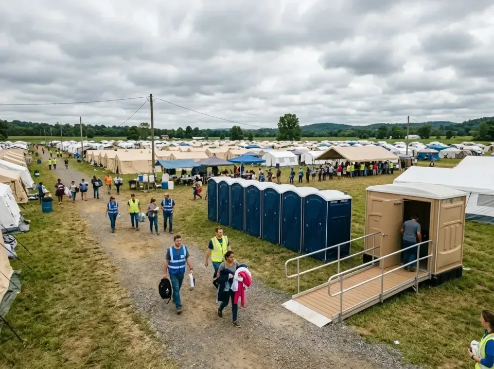 disaster-relief-camp-restrooms-010 — frequently asked questions, Dumpster & Portable Bathrooms Rental in Dana, NC